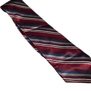 Red Blue and Grey Arrow  Necktie